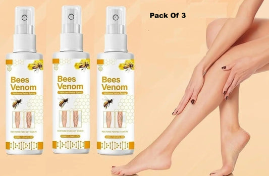 Bees Venom Spray Natural Relief For Varicose Veins & Spider Veins (Pack Of 3)_zankhi